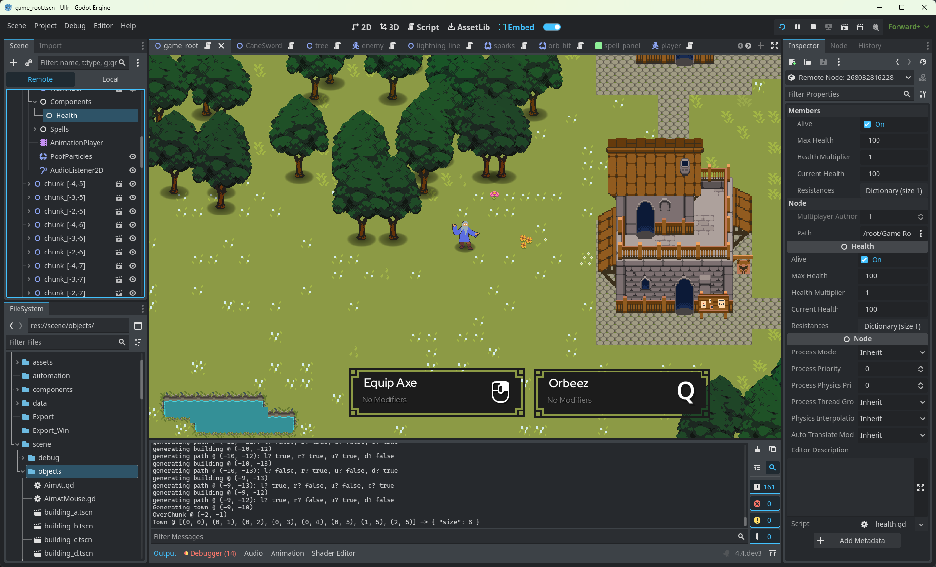 WIP Roguelike Screenshot